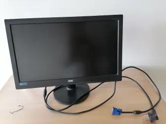AOC19.53英寸广视角全高清LED背光液晶电脑显示器黑